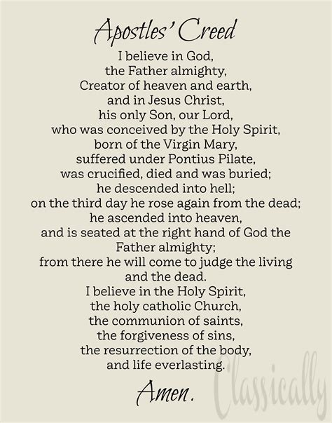 apostles creed catholic long version.